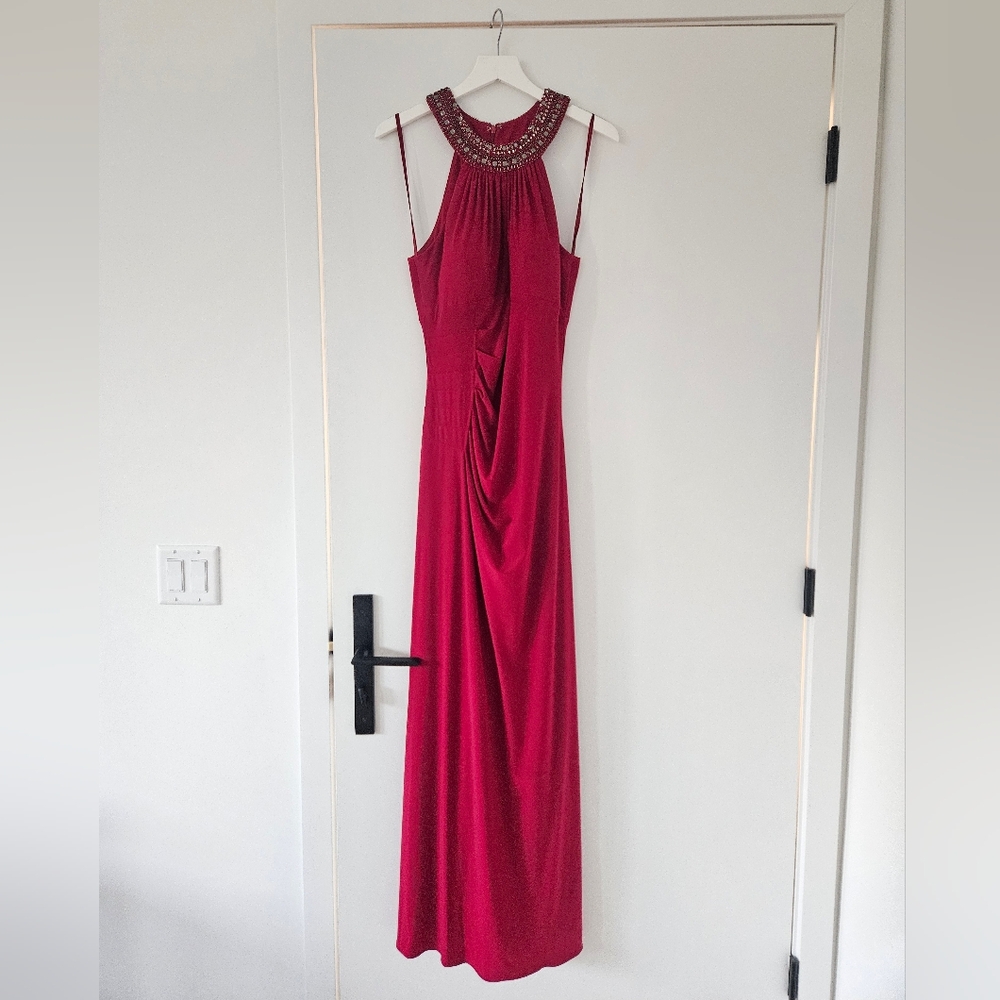 Cache Sleeveless Ruby Maxi Dress